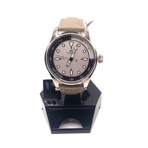 Stylish Beige and Silver Watch